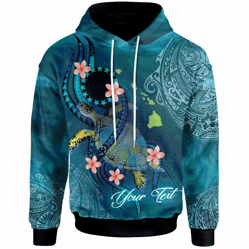 Men's Hoodies & Sweatshirts Printed Sale Hooded For Men Federated States Of Micronesia Casual Custom Name Hoodie Plumeria Flower Style Unise
