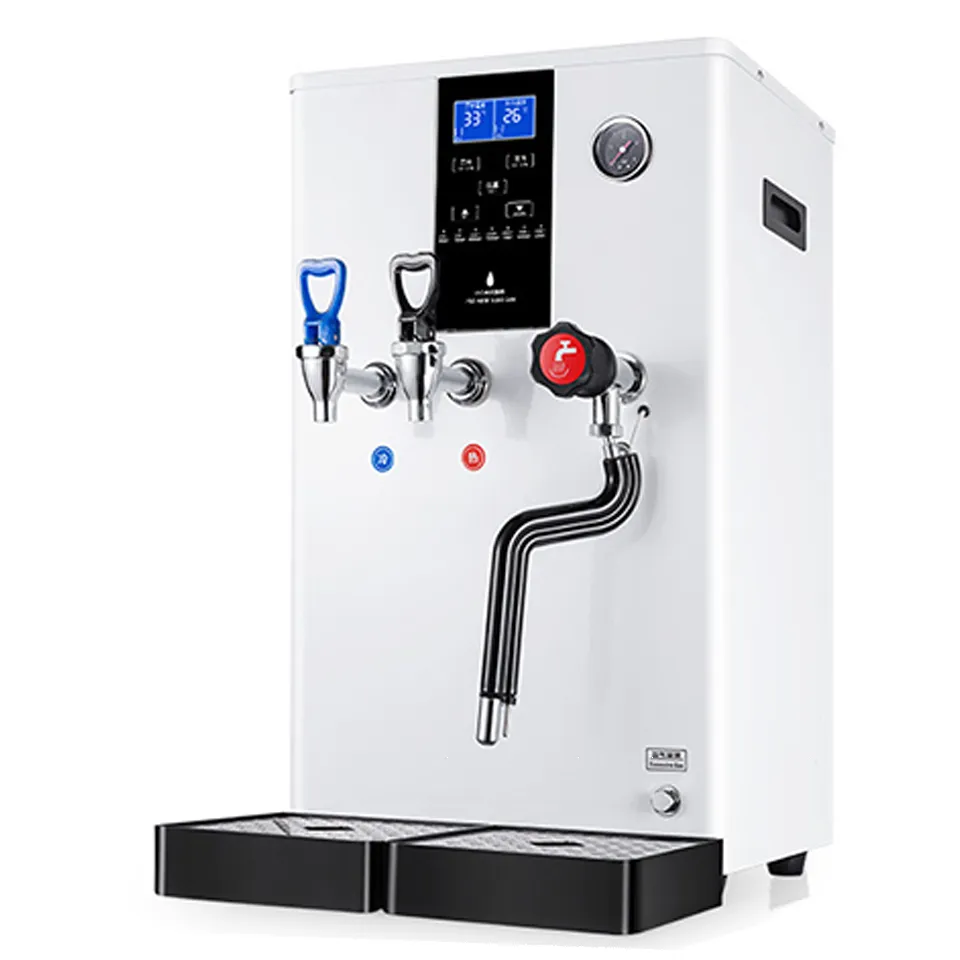 RC20G/RC20B Electric Water Boiler with Steam Functon Kettle Commercial Use Kitchen Bar Water Boiling Machine S.steel