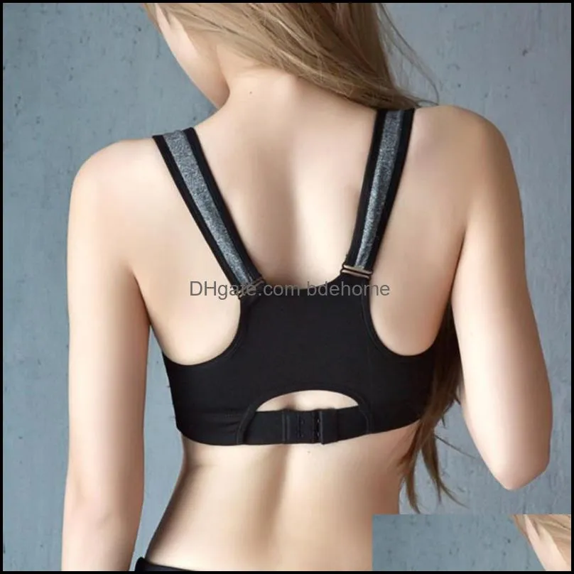 Women Sports Bra High Impact Support Workout Yoga Absorber Jacinth 3XL