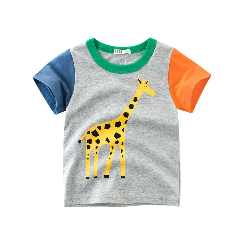 2022 Summer T-shirt Barnkläder Nya grossist Barnens korta ärm babykläder