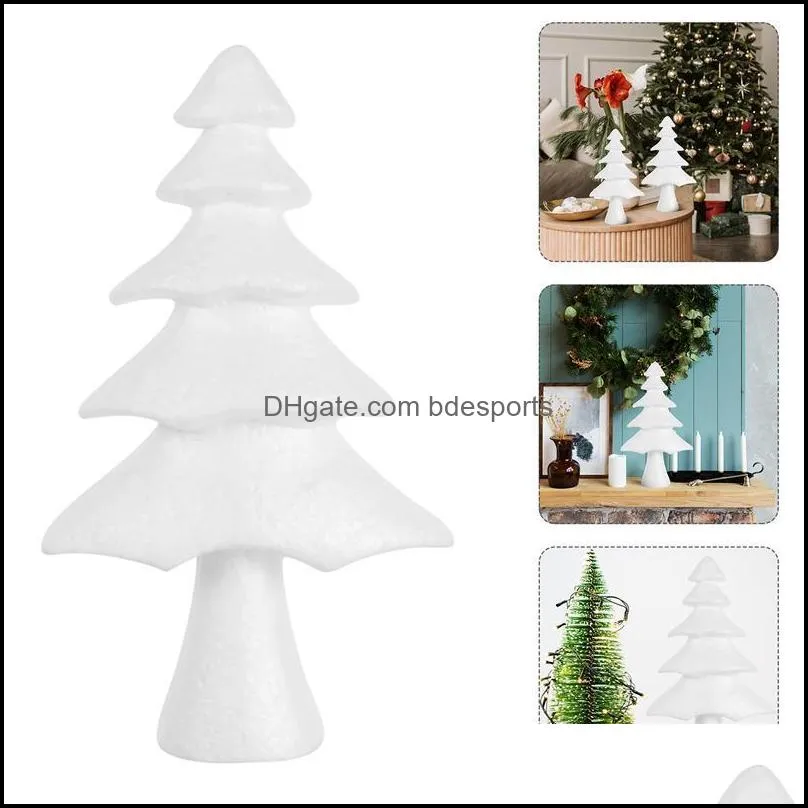 Christmas Decorations 2 Pcs DIY Tree Ornament Practical Desktop Adornment Decor