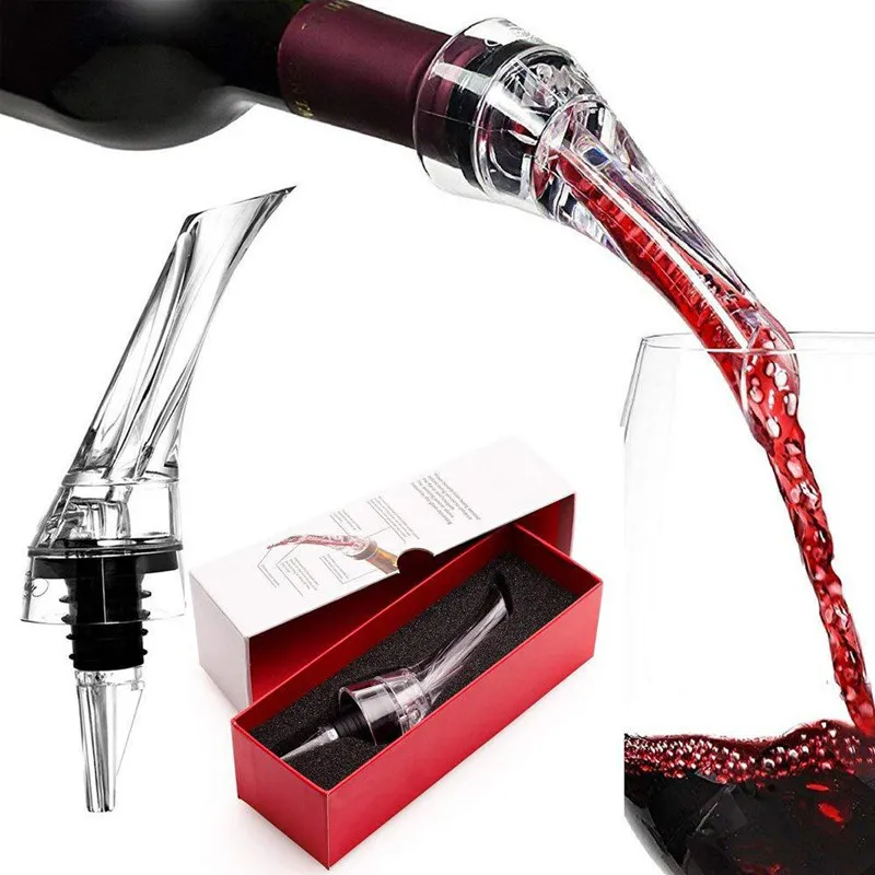Herramientas de bar 2 en 1 aireador de vino estilo águila aireador de vinos tintos vertedor de botellas decantador premium accesorios esenciales para mejorar el sabor ramo mejorado