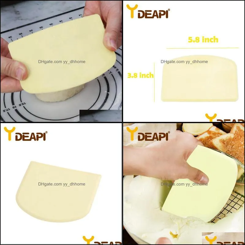 dough scrapers cream smooth cake spatula baking scraper multipurpose kitchen for pizza pastry & tools