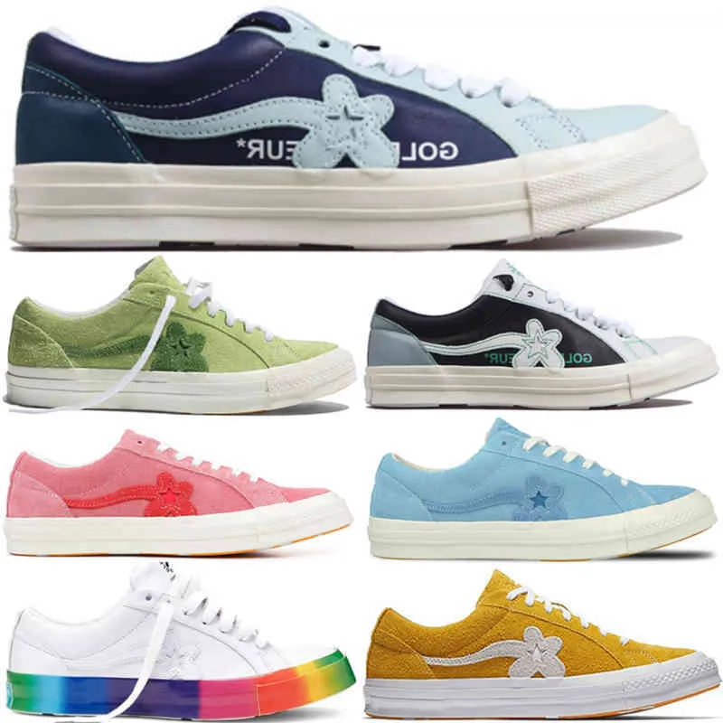 Chaussures de basket-ball Créateur Golf Le Fleur One Stars Ox Ttc Toile Tyler la Tendance Hommes Plateforme Baskets Hommes Femme Causal Sport Sneaker