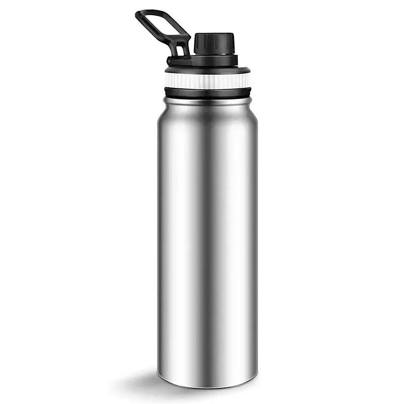 Insulated Sport Thermos 64 oz Stainless Steel Water Bottle Double Wall ...