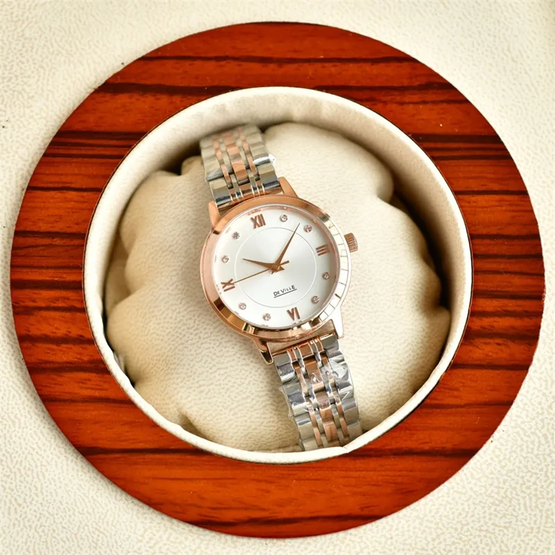 Montre de Luxe Women Watches 30x10mm 수입 석영 운동 316L 스틸 케이스 다이아몬드 시계 손목 시계