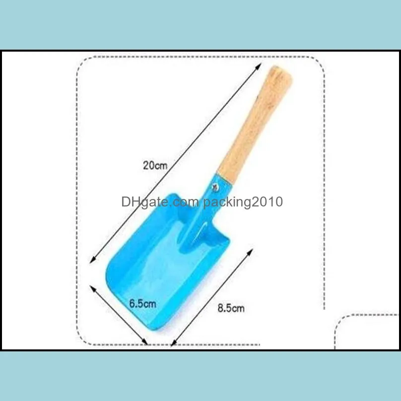 mini gardening shovel colorful metal small shovel garden spade hardware tools digging garden tools kids spade tool wq291