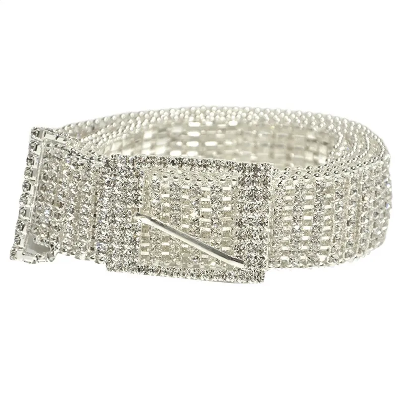 High-Quality Gold Sequin belt for Women's Party Dress - Shiny Waistband with Chain - Womail Fashion T200411 High-Quality Gold Sequin belt for Women's Party Dress - Shiny Waistband with Chain - Womail Fashion T200411