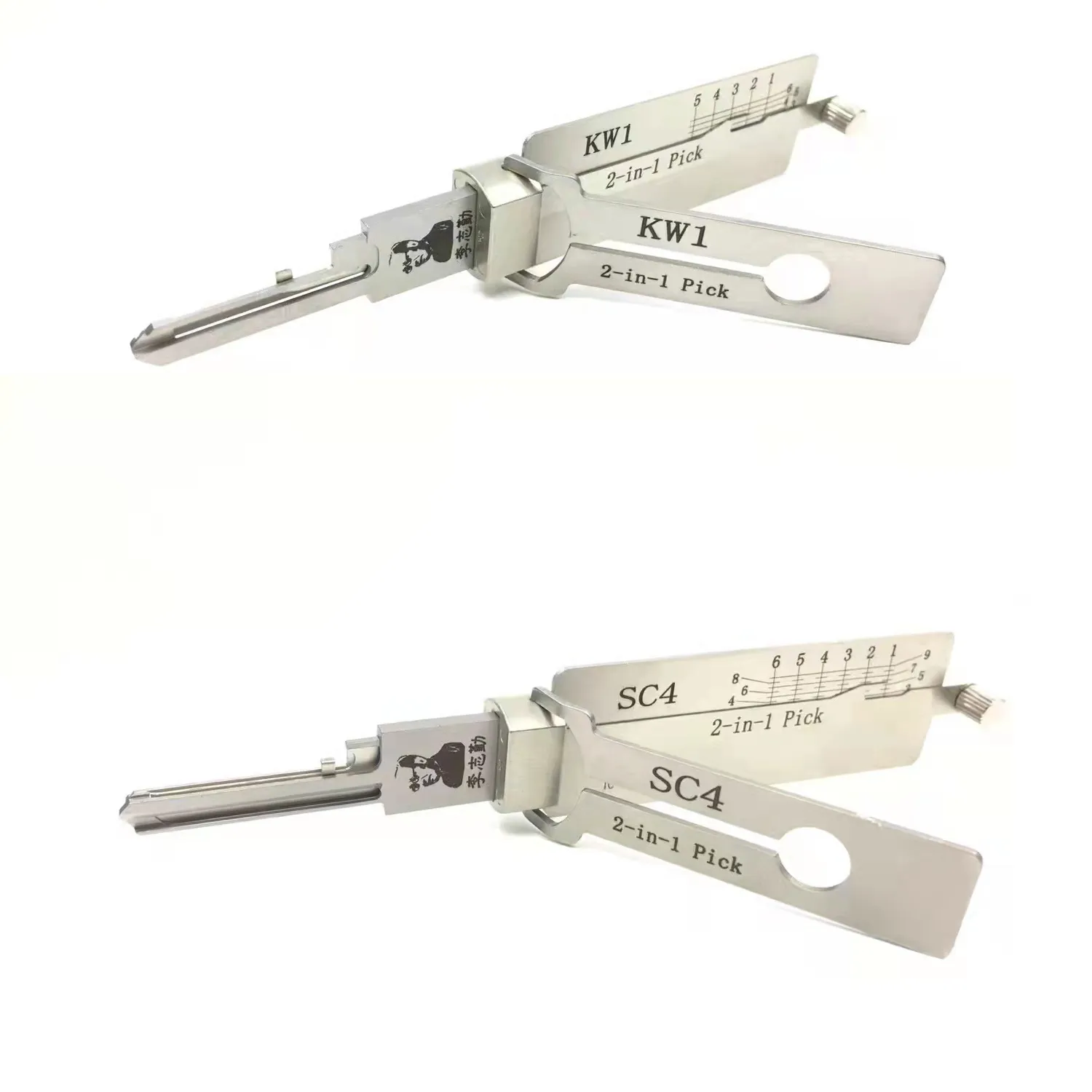 Lishi Locksmith Supplies Tool KW1 SC4 2 in 1デコーダーとホームドアロック用のロックピックツール