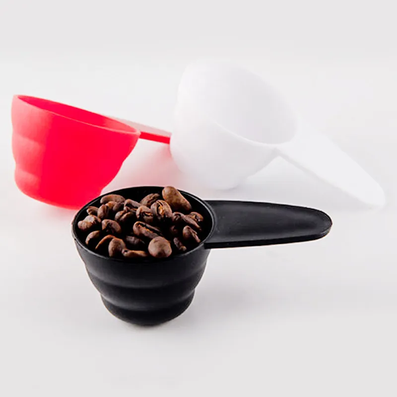 Cucchiaio dosatore per condimento in plastica Cucchiaio per dolci da forno per uso alimentare con scala Cucchiaini per caffè in polvere per latte Strumento per cucine BH6427 TYJ