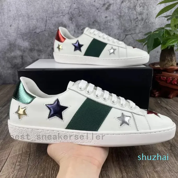 2022 new Men Women Sneaker Casual Shoes Low Top Ace Stripes Flat Shoe Walking Sports Trainers Embroidery Tiger Stars