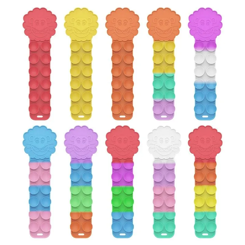Squidopop Fidget Silicone Suction Cup Bracelet Toys Anti Stress Square Pat Octopus Sucker Squeeze Games Gifts for Kids Adults Party Favor
