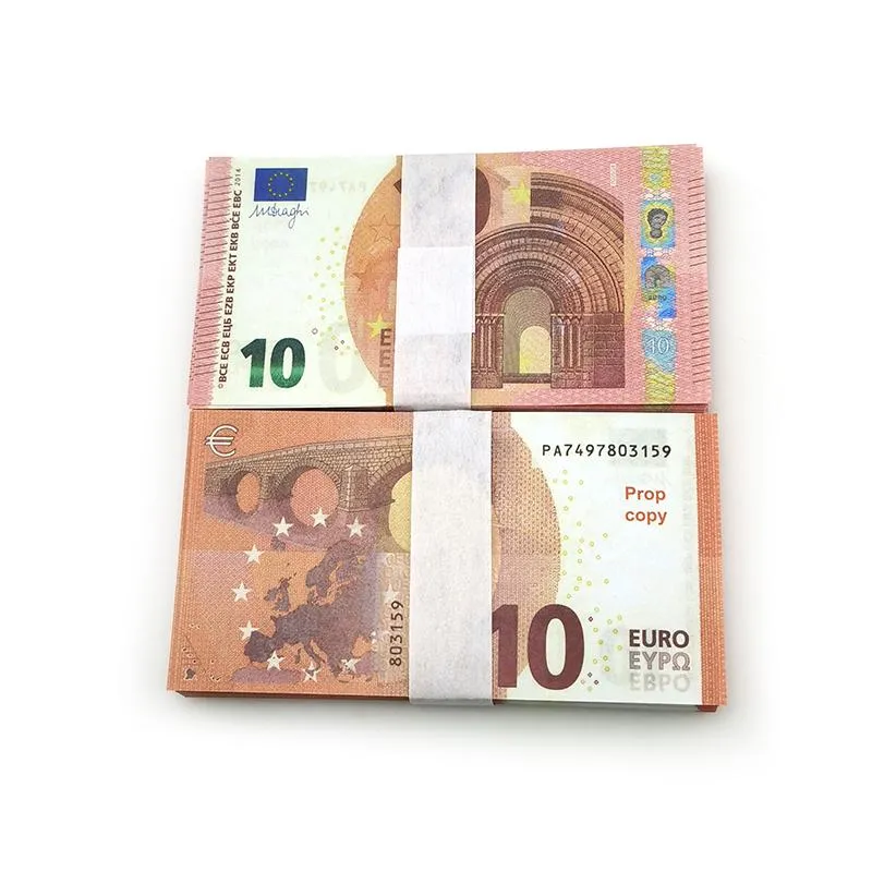 Party Fake Money Banknote 5 20 50 100 200 US-Dollar Euro Realistische Spielzeugbar-Requisiten Kopie 100 Stück/Pack6B5ZOYHU9LTX