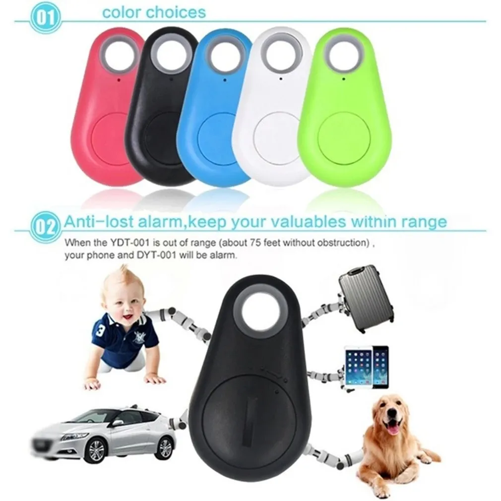 Bluetooth 4.0 GPS Tracker Mini Fashion Smart Dog Pets Anti-Lost Targe Tag Беспроводная детская сумка для кошелька