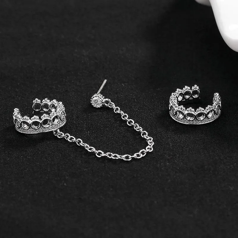 Clip-on Screw Back Girl' 1PC Punk Vintage Geométrico Ear Cuff Pendientes de clip no perforados para mujeres Moda Hueso Joyería de moda RegalosClip