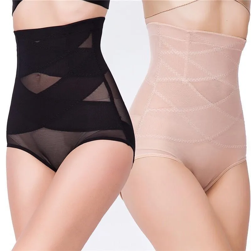 Femmes bout à bout Shapewear shaper taille haute Double ventre contrôle culotte taille formateur corps Shaper Corset dames sous-vêtements hanche ascenseur vêtements