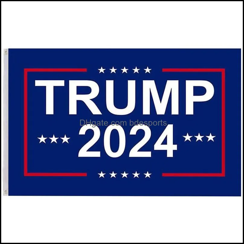 2024 Trump Banner Flags 90*150cm Presidential USA General Election Banners Campaign For Flag Lost Lol 9jh Q2