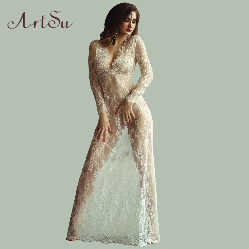 Floor-Length Black White Lace Adjust Waist Sexy See Through Hollow Out Plus Size Evening Dress Floor-Length Black White Lace Adjust Waist Sexy See Through Hollow Out Plus Size Evening Dress