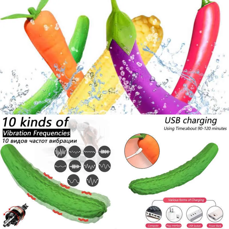 Vegetable Vibrator For Women Fruit Shaped Dildo... From Bondagear, $25.11