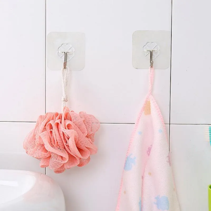 Good Hanger Hook Transparent Strong Adhesive Wall Hangers Hooks Vacuum Suction Cup Heavy Bathroom Stainless Steel Hanger