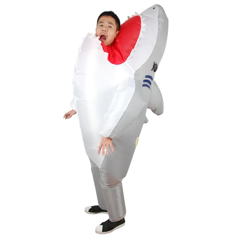 Costume de poupée de mascotte costume de requin gonflable beau costume de festival de fête Costume de film animal pourim tissu