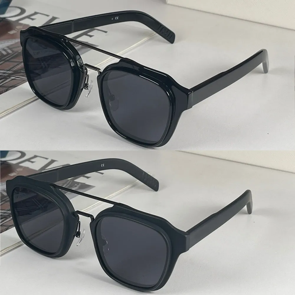 공식 웹 사이트 New Occhiali Eyewear Collection Sunglasses SPR 07 Bi-Metallic Bridge 브랜드 레터링 럭셔리 디자이너 안경으로 현대적인 모습을 제공합니다.