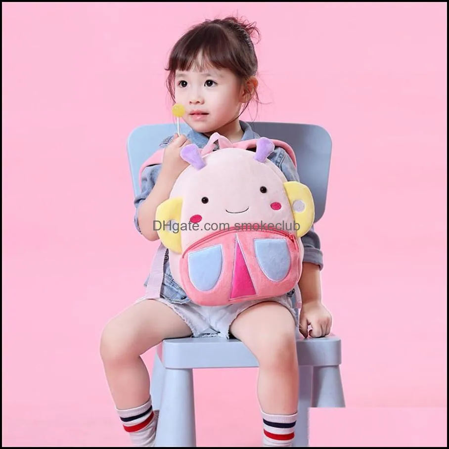 Storage Bags Cartoon animal children`s backpack stall source backpack kindergarten Plush bag