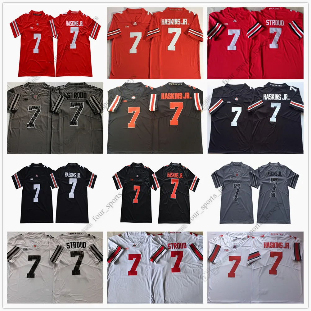 NCAA Ohio State Buckeyes College Football Jersey 7 CJ Stroud Dwayne Haskins Jr High Quality stitched jerseys
