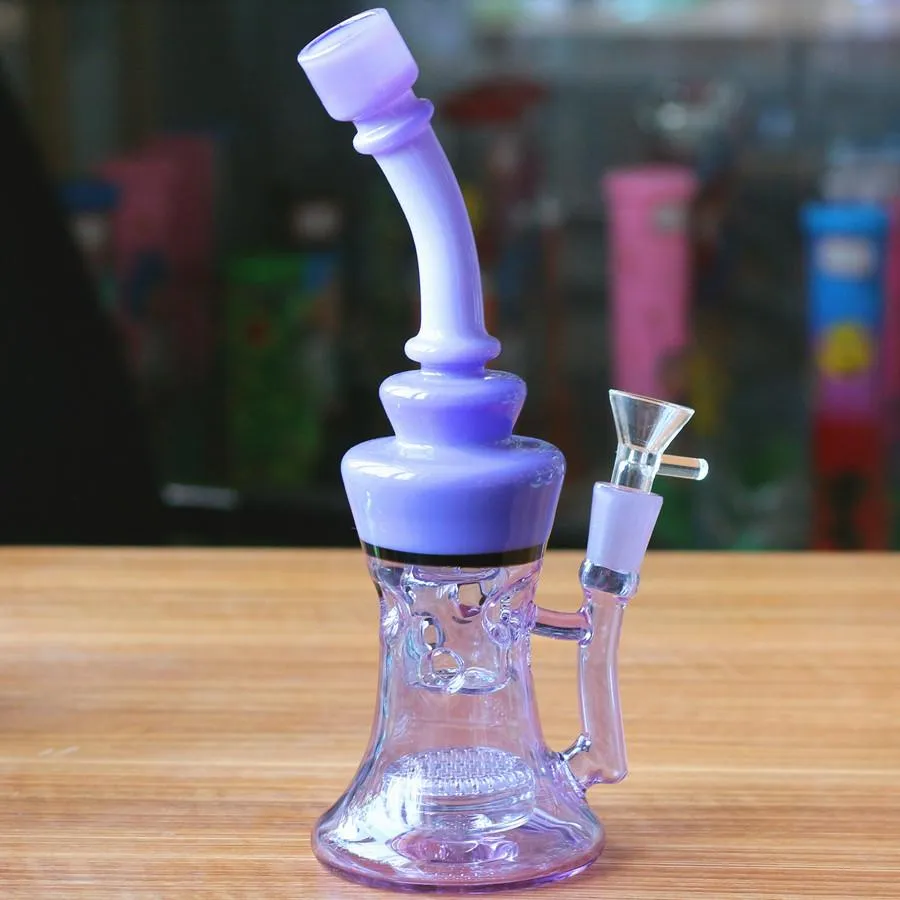 Hookah 9inch glas honungskaka bong jet perc vax dab rig toro olje riggar rökrör fab ägg bubblers vatten rör med kvarts banger