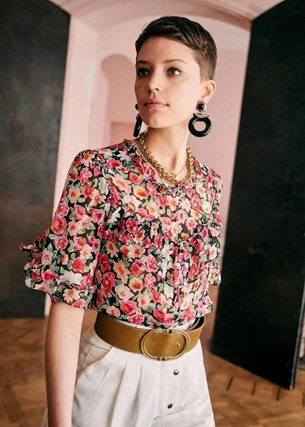 Женские блузкие рубашки летний модный дизайн