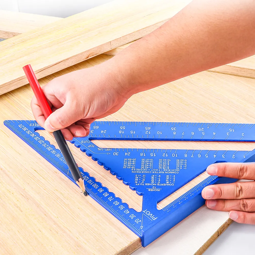 12 Aluminum Alloy Woodworking Protractor - Angle Ruler, Speed Square ...