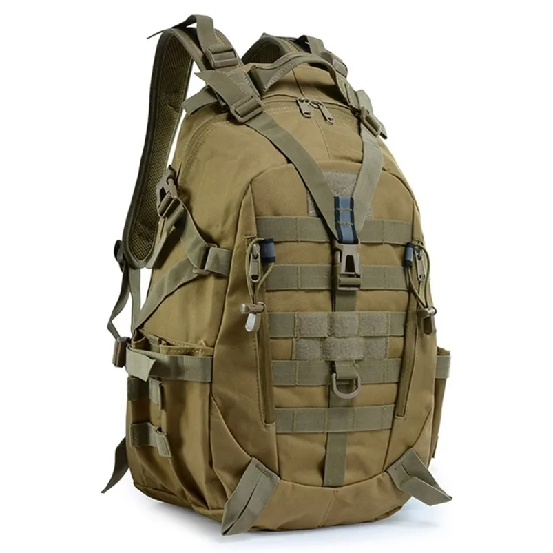 40L Camping Hiking Backpack Men Military Tactical Bag Outdoor Travel Bags Army Molle Climbing Rucksack Hiking Sac De Sport Bag 220629