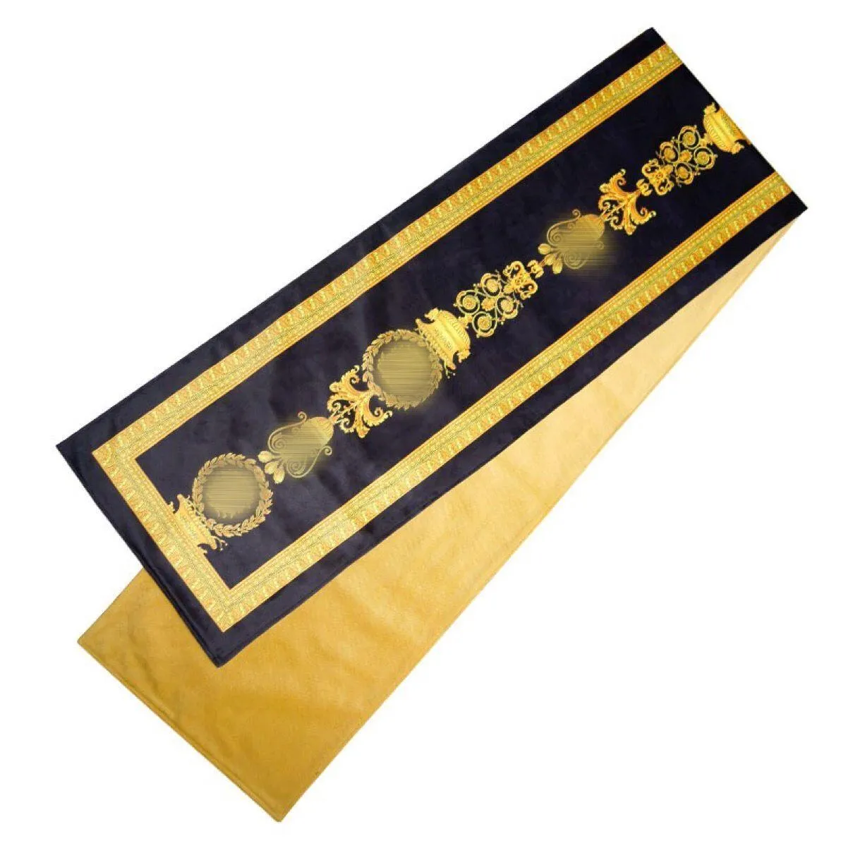 Luxury classic table runner table flag top printing dinner party Christmas New home decoration fashion signage large size 35*150cm/35*210cm festival gift