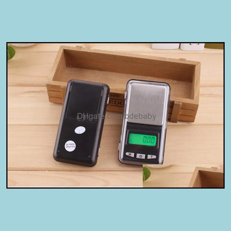 50pcs/lot 200g 500g x 0.01g portable mini electronic digital scales pocket case postal kitchen jewelry digital scale sn1063