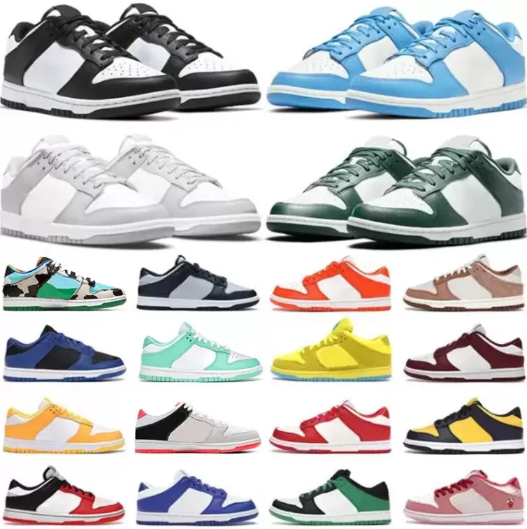 Hommes Chaussures De Course Chicago Chunky UNC Panda Pigeon Deux Syracuse Femmes Baskets Blanc Université Ton Classique Vert Gris Brouillard Noir Baskets