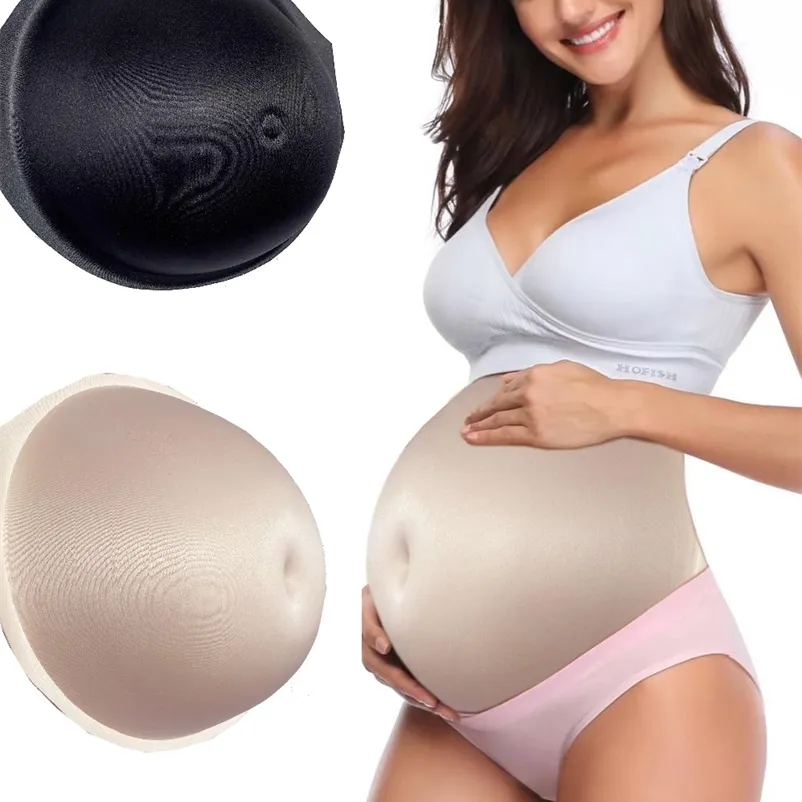 Barriga de bebê de bebê artificial Fake Gravidez Gretida Bump Sponge Belly Greatin Belly Style Adequado para atores masculinos e femininos 220716