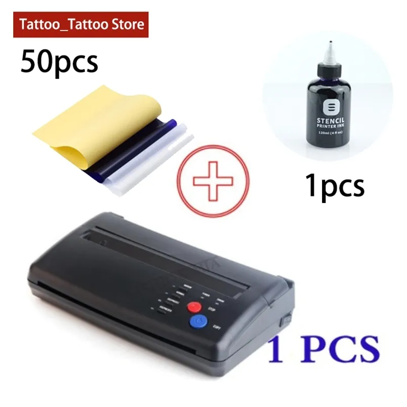 Tattoo Transfer Machine Kit Stencils Device Copier Printer Drawing Thermal Tools For Stencil Paper Copy Printing 220617