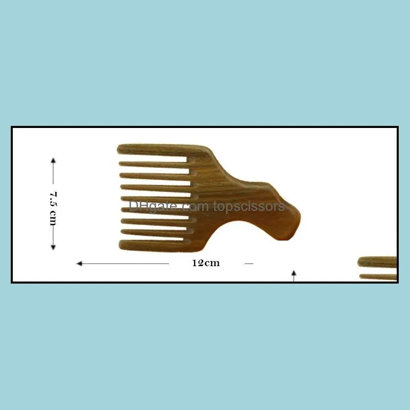 Beard Hair Pocket Afro Pick Wide Tooth Combs Brushes Hair Dryer Care & Styling Curly Detangling Accessory Tool Anti Dandruff Hairloss, Wax Oil Palm Haircut Salon