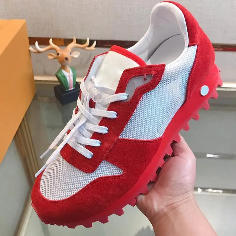 Latest Arrival Fashion Luxury Mens Shoes Mesh Gauze Suede Sole Circle