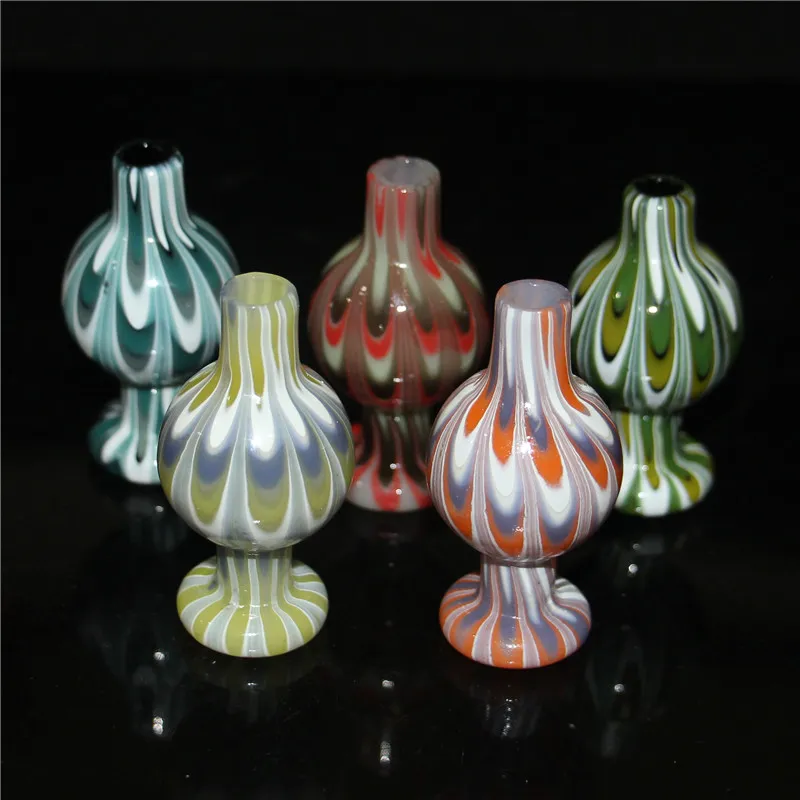 Glass Bubble Carb Cap OD 26mm Smoking Accessories For Quartz Banger Nails Water Pipe Dab Rigs Bongs