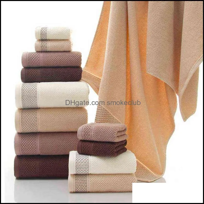 High-grade -100% cotton Towels 3Pcs Luxury Hotel & Spa Quality Bath towels Hand towel Super absorbent Water-resistant bath towel