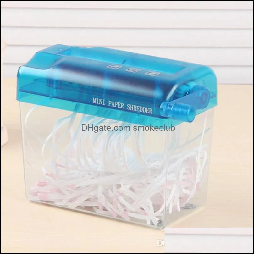 Mini Shredder Crusher Destroyer Paper Documents Cutting Machine-SCLL Shredders for students or office A6 size paper