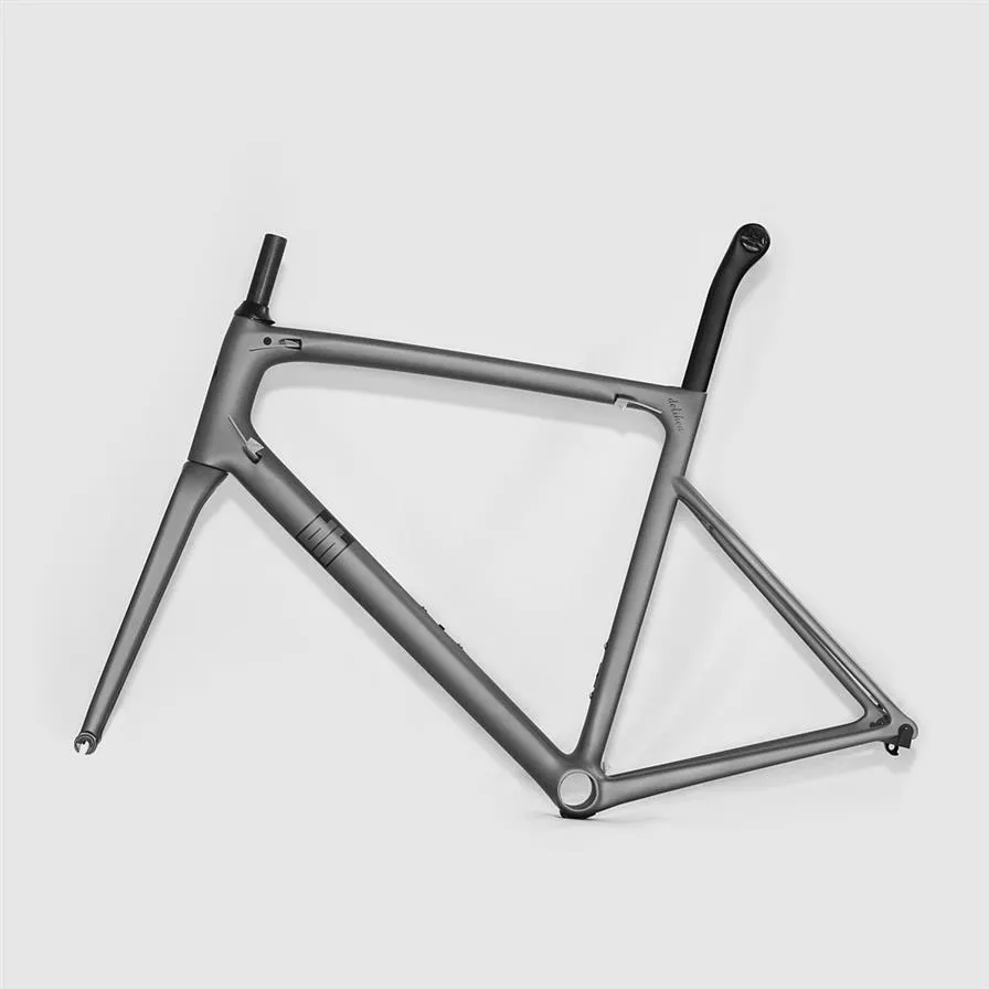 DELIHEA REST T800 Rim Disc Brake Carbon Road Bike Frame Fibre Racing Bicycle Frameset212H From 
