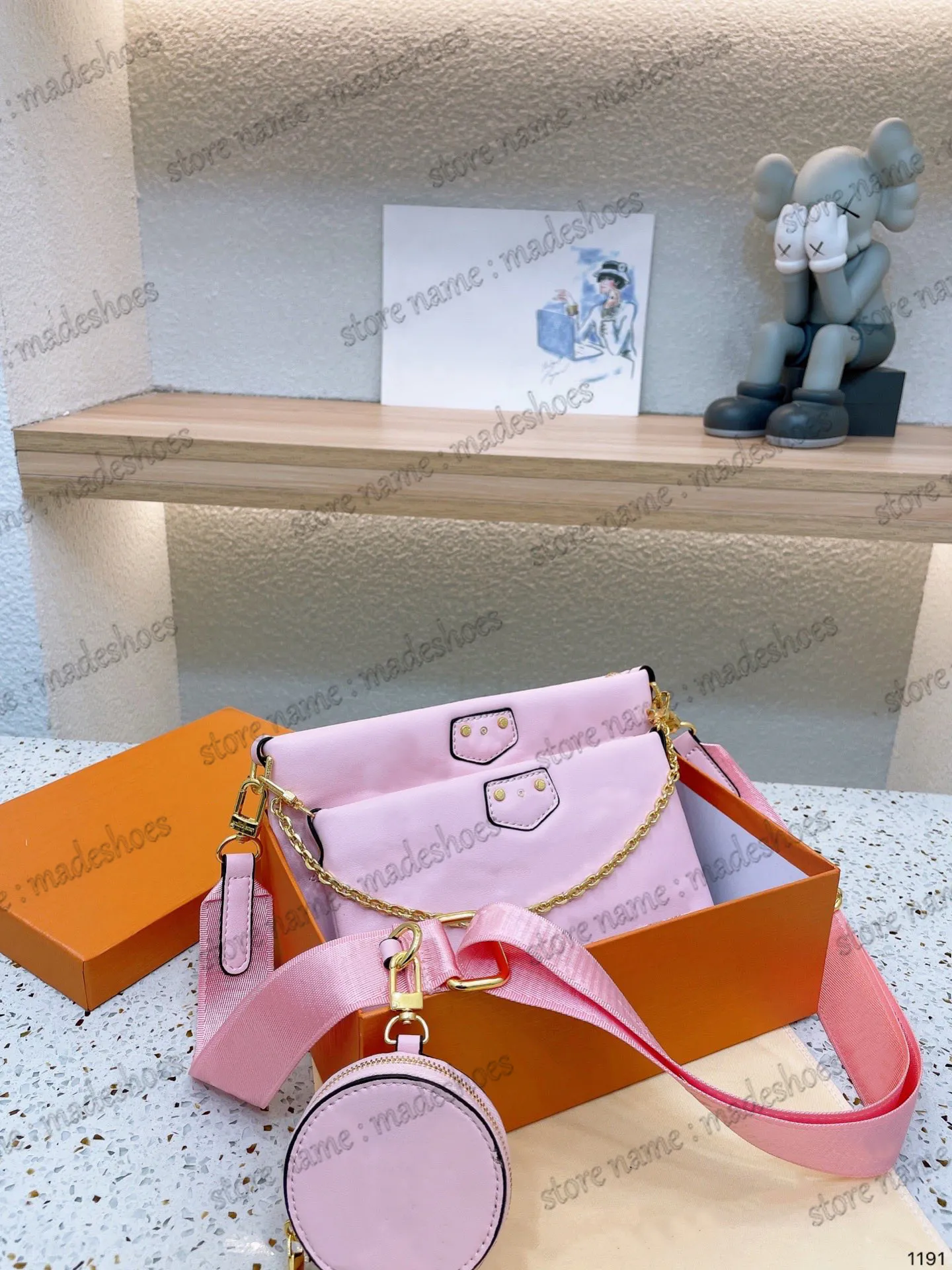 Ladies Luxury MULTIs Womens Shoulder Bag POCHETTEs Small Wallet