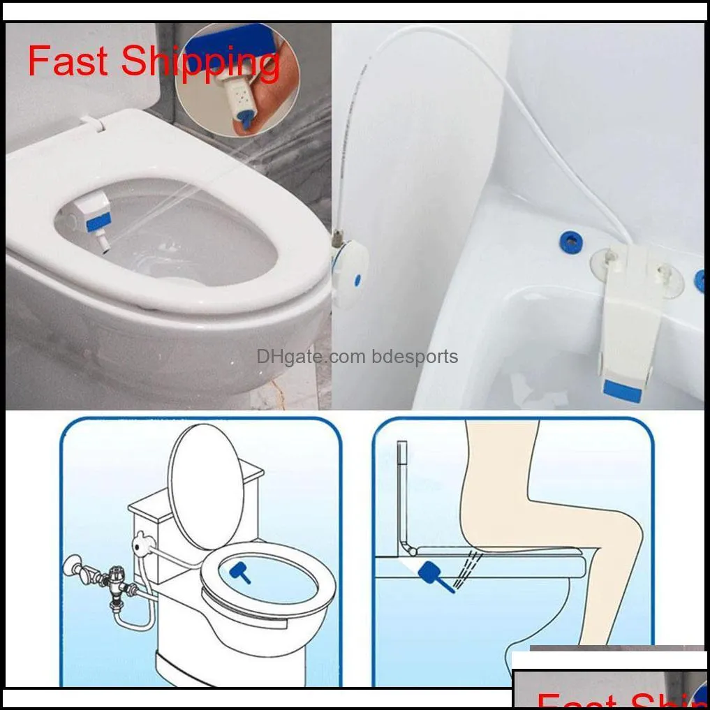 Bidetkranar kranar duschar ACCS Home Garden Intelligent rengöring för smart toalettstol Adsorptionstyp Flushing Sanitary Device SMA JL
