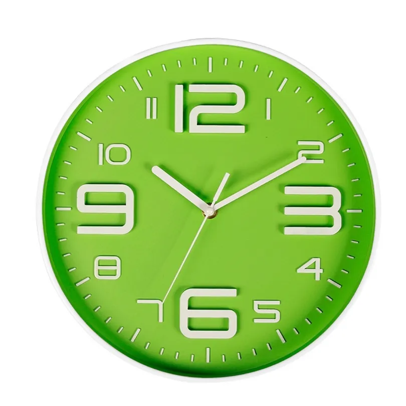 Reloj De Pared De Estilo Moderno: Pantalla Digital Grande, Diseño