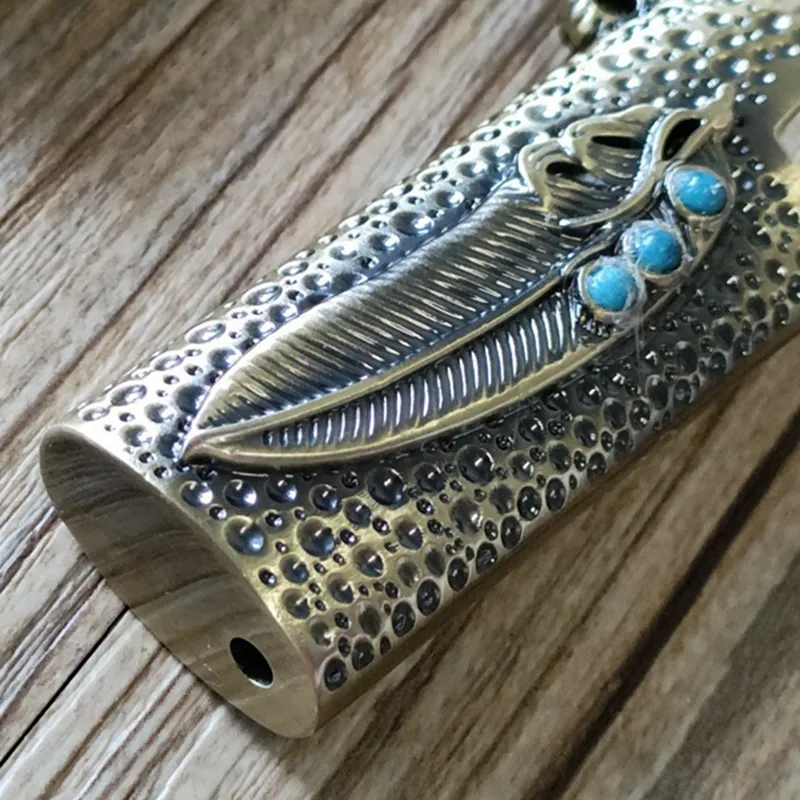 luxury cigarette case with lighter Cigarette Case With Lighter Colorful Metal Feather... From Huashengkj,  $2.39