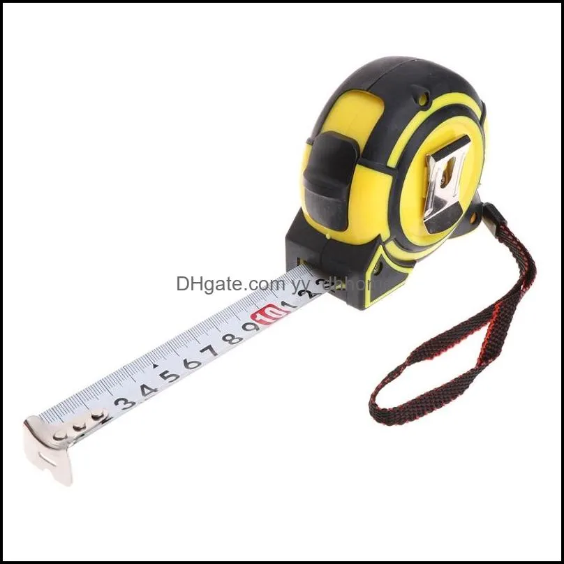 5m 7.5m Retractable Measuring Stainless Steel Tape Ruler Durable Metric Rubered Measure Tool