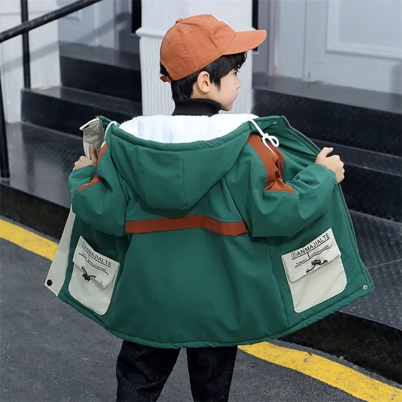 Patchwork hoodie sales casual quilted coat