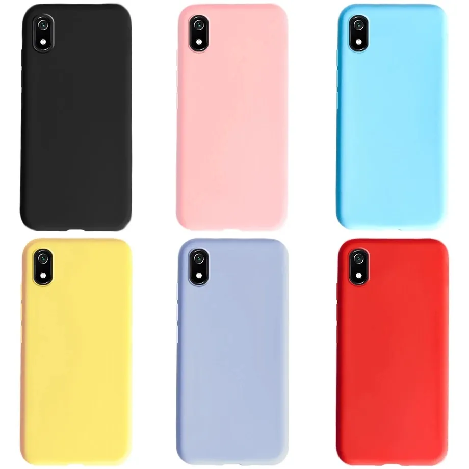 Ultra Slim Soft Tpu Cases Matte Shell Colorful Candy Case Cover för iPhone 15 14 13 12 Mini 11 Pro Max X XR XS Max Plus Samsumg Xiaomi Huawei Opp Vivo Smartphone